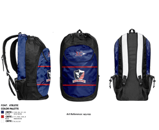 Gear Bag, Veterans Memorial HS Cross Country, Cross Country, Teamtime, Team time, sublimation, custom sports apparel, team uniforms, spirit wear, spiritwear, sports uniforms, custom shirts, team store, custom team store, fundraiser sports, apparel fundraiser