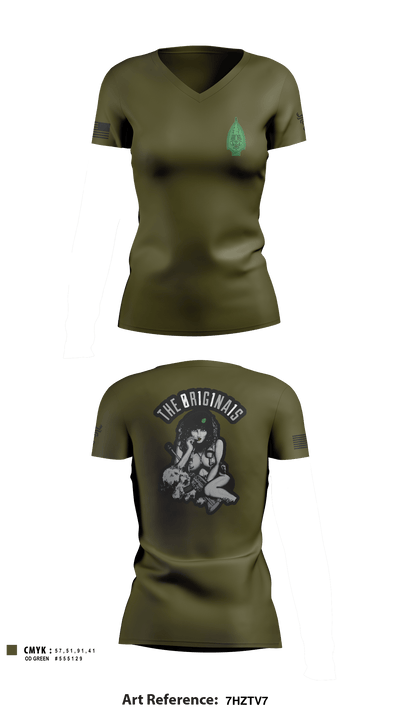 SFOD-A 11 96174000 Women's Short Sleeve V-neck Shirt - 2