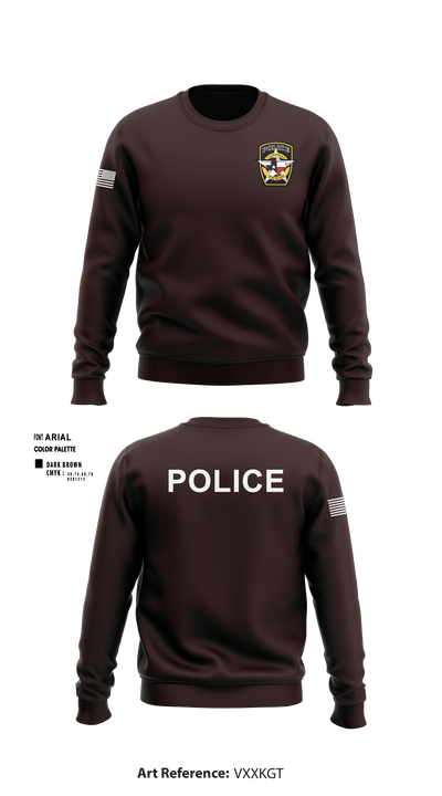 Jacksboro Police Department 19640406 Crew Neck Sweatshirt - 1
