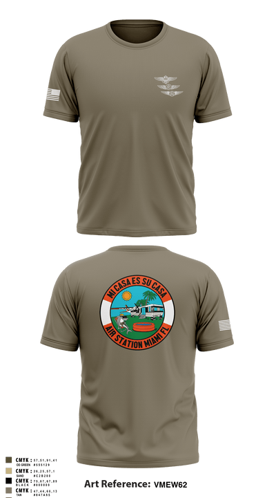Air station Miami 80426238 Short Sleeve Performance Shirt - 4