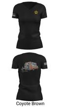 Cavalier Battalion 59114160 Women's Short Sleeve V-neck Shirt - 20