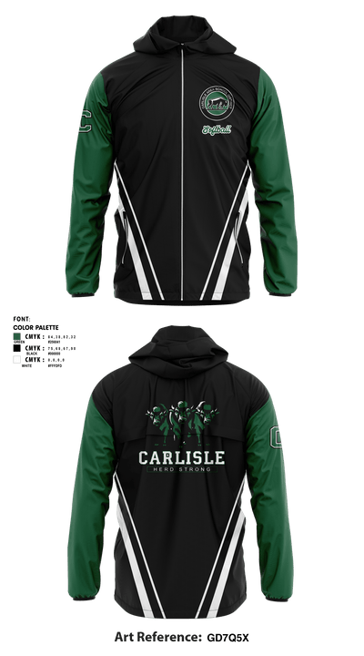 carlisle softball 69493707 Windbreaker - 4