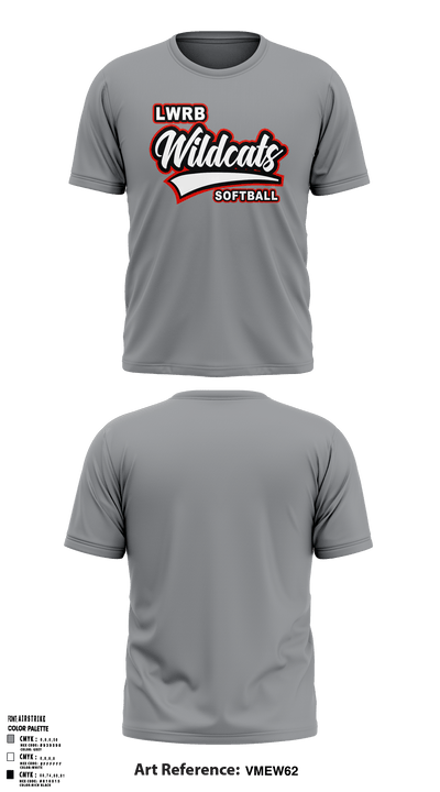 Lowpoint-Washburn Junior High School Softball 9151632 Short Sleeve Performance Shirt - 26