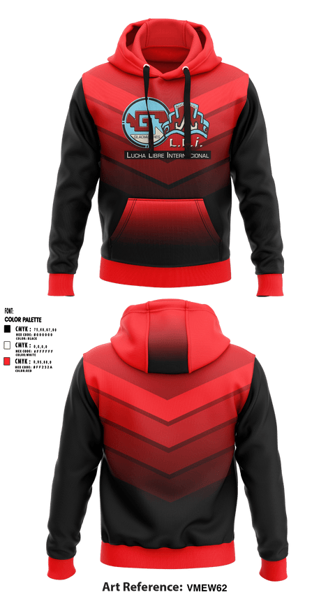 Hoodie, GALLI LUCHA LIBRE, Wrestling, Teamtime, Team time, sublimation, custom sports apparel, team uniforms, spirit wear, spiritwear, sports uniforms, custom shirts, team store, custom team store, fundraiser sports, apparel fundraiser