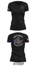 Uss Eisenhower 48990144 Women's Short Sleeve V-neck Shirt - 19