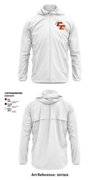 Windbreaker, Copperas Chiefs, Football, Teamtime, Team time, sublimation, custom sports apparel, team uniforms, spirit wear, spiritwear, sports uniforms, custom shirts, team store, custom team store, fundraiser sports, apparel fundraiser