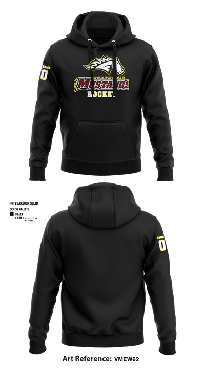 Menomonie High School Ice hockey 95189103 Hoodie - 10