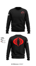 112th Signal Battalion 77336782 Crew Neck Sweatshirt - 1