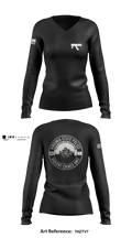 Violent Crimes Unit 81927816 Women's Long Sleeve V-neck Shirt - 1