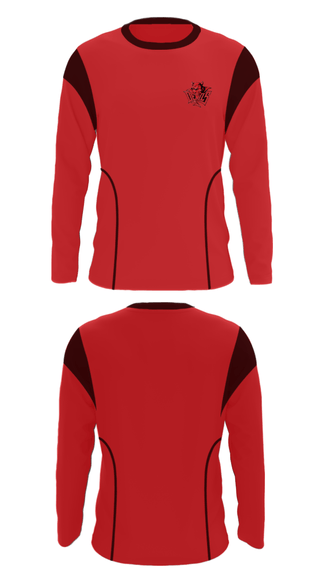 Long Sleeve Performance Shirt, Oak Hill High School Basketball, Men's Basketball, Teamtime, Team time, sublimation, custom sports apparel, team uniforms, spirit wear, spiritwear, sports uniforms, custom shirts, team store, custom team store, fundraiser sports, apparel fundraiser