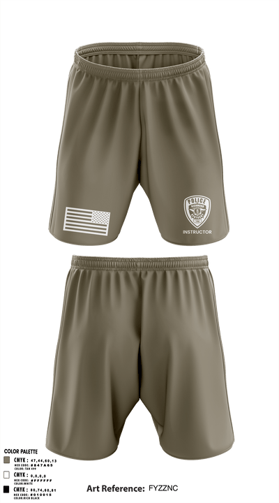Richmond Police Instructors 34175667 Athletic Shorts With Pockets - 12