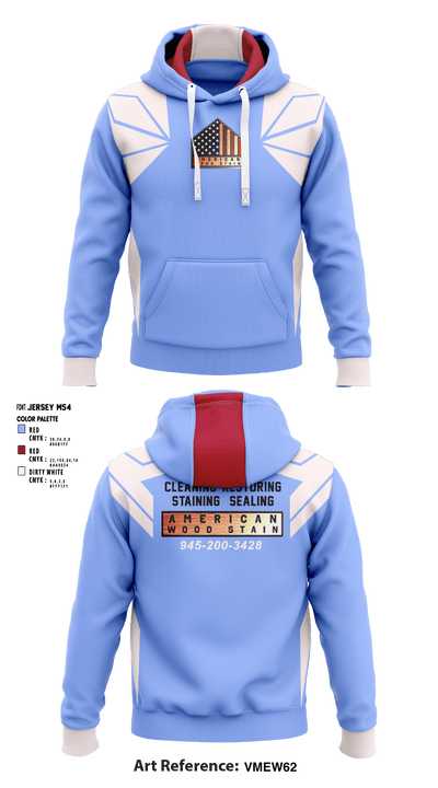 American Wood Stain 64008333 Hoodie - 1