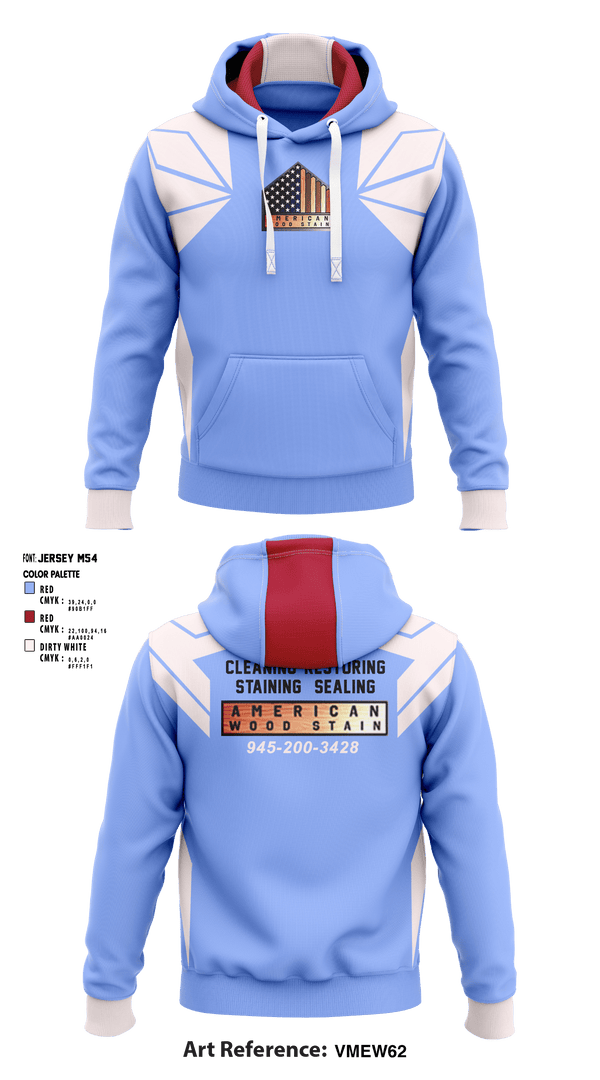 Hoodie, American Wood StainAmerican Wood Stain, , Teamtime, Team time, sublimation, custom sports apparel, team uniforms, spirit wear, spiritwear, sports uniforms, custom shirts, team store, custom team store, fundraiser sports, apparel fundraiser