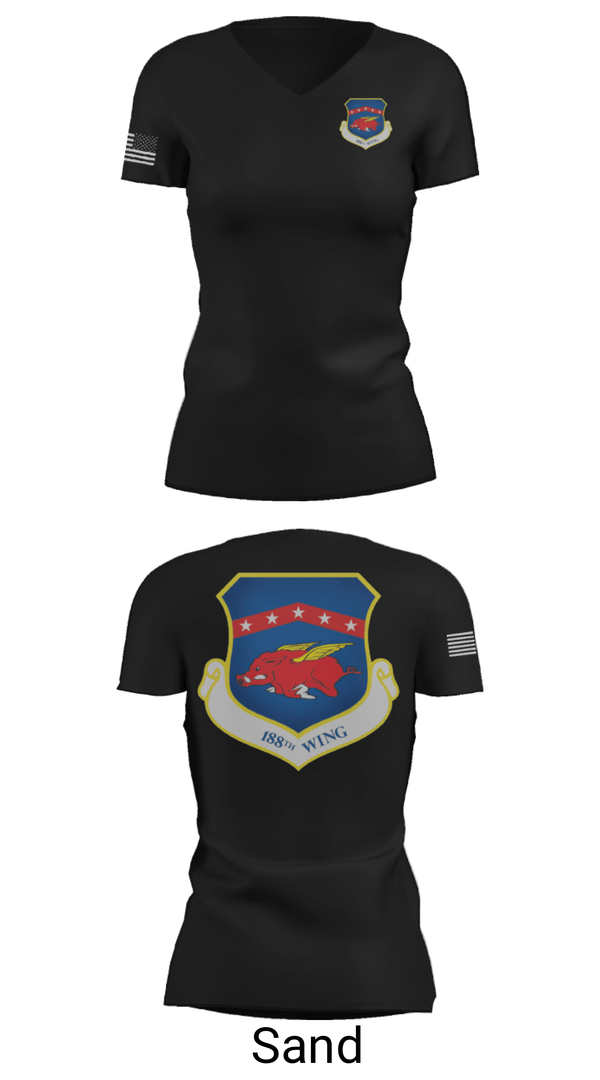 Women's Short Sleeve Vneck Shirt, , Air Force, Teamtime, Team time, sublimation, custom sports apparel, team uniforms, spirit wear, spiritwear, sports uniforms, custom shirts, team store, custom team store, fundraiser sports, apparel fundraiser