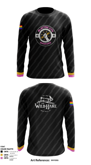 Long Sleeve Performance Shirt, Electric city shockerz, Rugby, Teamtime, Team time, sublimation, custom sports apparel, team uniforms, spirit wear, spiritwear, sports uniforms, custom shirts, team store, custom team store, fundraiser sports, apparel fundraiser