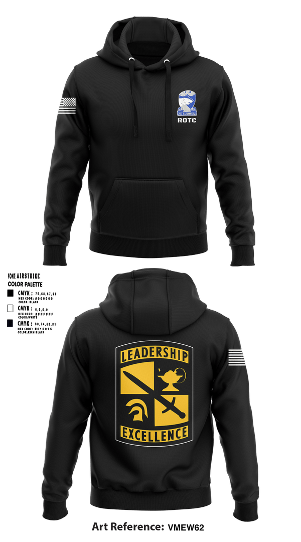 Hoodie, Army ROTCArmy ROTC, Army, Teamtime, Team time, sublimation, custom sports apparel, team uniforms, spirit wear, spiritwear, sports uniforms, custom shirts, team store, custom team store, fundraiser sports, apparel fundraiser