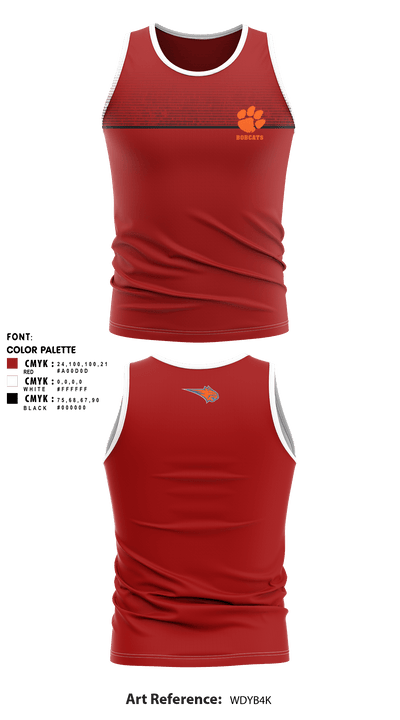 Bobcats 61420403 Cross Country Singlet - 1