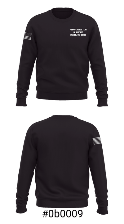 ARMY AVIATION SUPPORT FACILITY (DC) 66213593 Crew Neck Sweatshirt - 2
