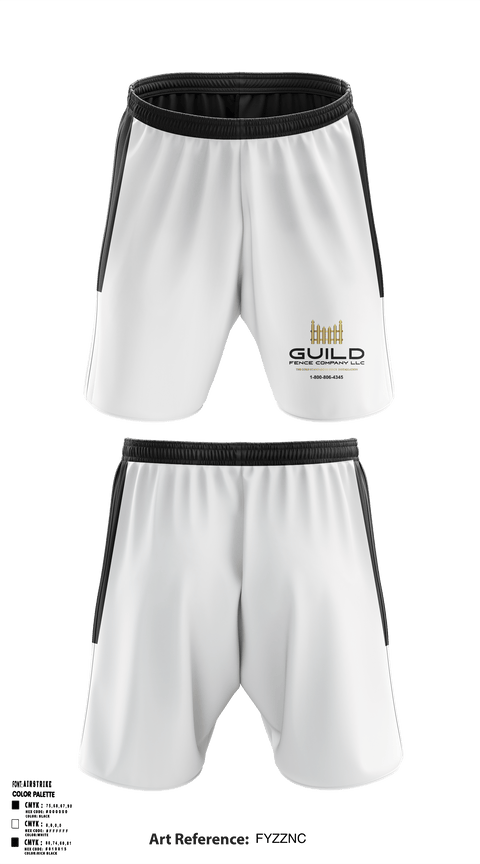 Athletic Shorts With Pockets, Guild fence company LLC, , Teamtime, Team time, sublimation, custom sports apparel, team uniforms, spirit wear, spiritwear, sports uniforms, custom shirts, team store, custom team store, fundraiser sports, apparel fundraiser