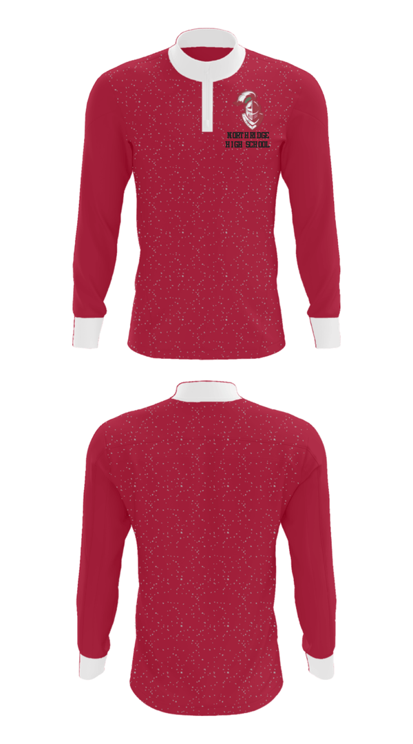 Quarter Zip Jacket, Northridge High School, Spirit Store, Teamtime, Team time, sublimation, custom sports apparel, team uniforms, spirit wear, spiritwear, sports uniforms, custom shirts, team store, custom team store, fundraiser sports, apparel fundraiser
