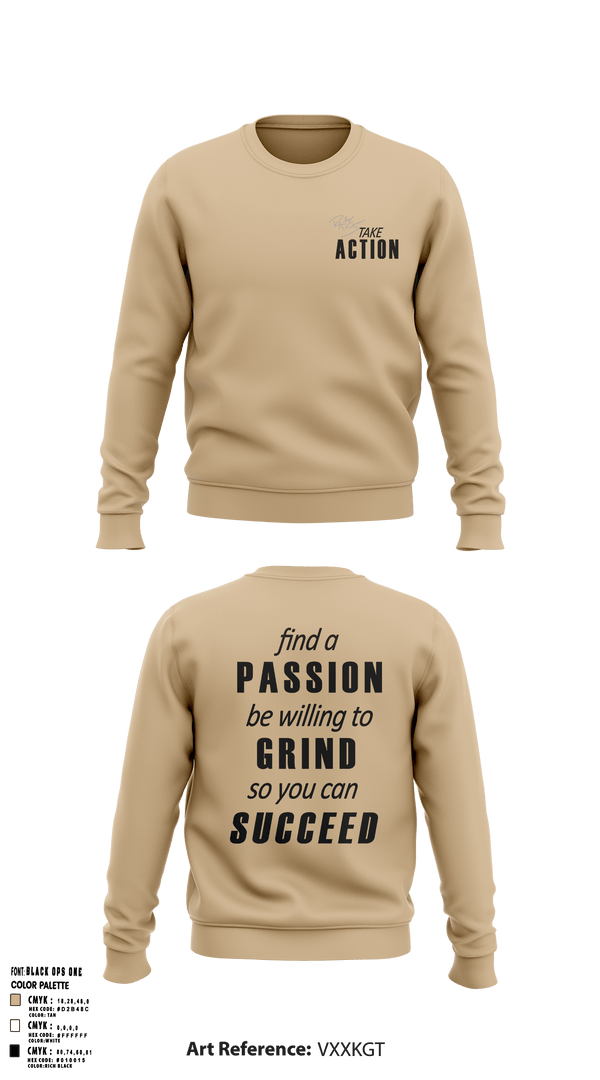 Crew Neck Sweatshirt, Take Action, Spirit Store, Teamtime, Team time, sublimation, custom sports apparel, team uniforms, spirit wear, spiritwear, sports uniforms, custom shirts, team store, custom team store, fundraiser sports, apparel fundraiser
