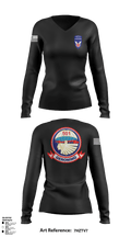 1-501st parachute infantry 33780873 Women's Long Sleeve V-neck Shirt - 1