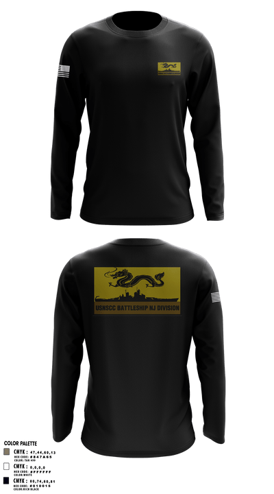 Battleship NJ Division 41582096 Long Sleeve Performance Shirt - 3
