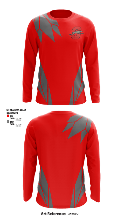 Shorewood High School Basketball 9514281 Long Sleeve Performance Shirt - 1