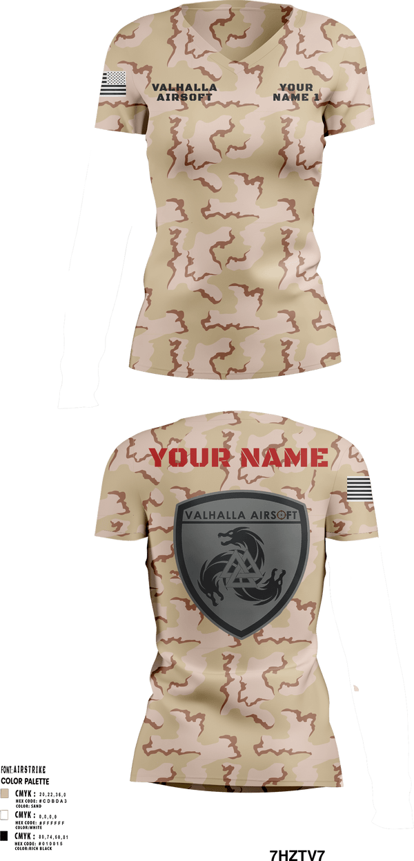 Women's Short Sleeve Vneck Shirt, , Army, Teamtime, Team time, sublimation, custom sports apparel, team uniforms, spirit wear, spiritwear, sports uniforms, custom shirts, team store, custom team store, fundraiser sports, apparel fundraiser