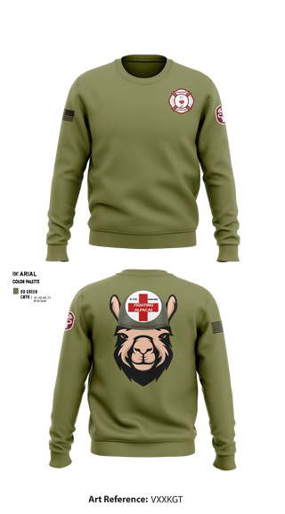 Crew Neck Sweatshirt, WBAMCAlpha Company, WBAMC, Softball, Teamtime, Team time, sublimation, custom sports apparel, team uniforms, spirit wear, spiritwear, sports uniforms, custom shirts, team store, custom team store, fundraiser sports, apparel fundraiser