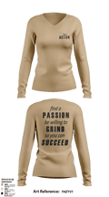Take Action 37258519 Women's Long Sleeve V-neck Shirt - 3