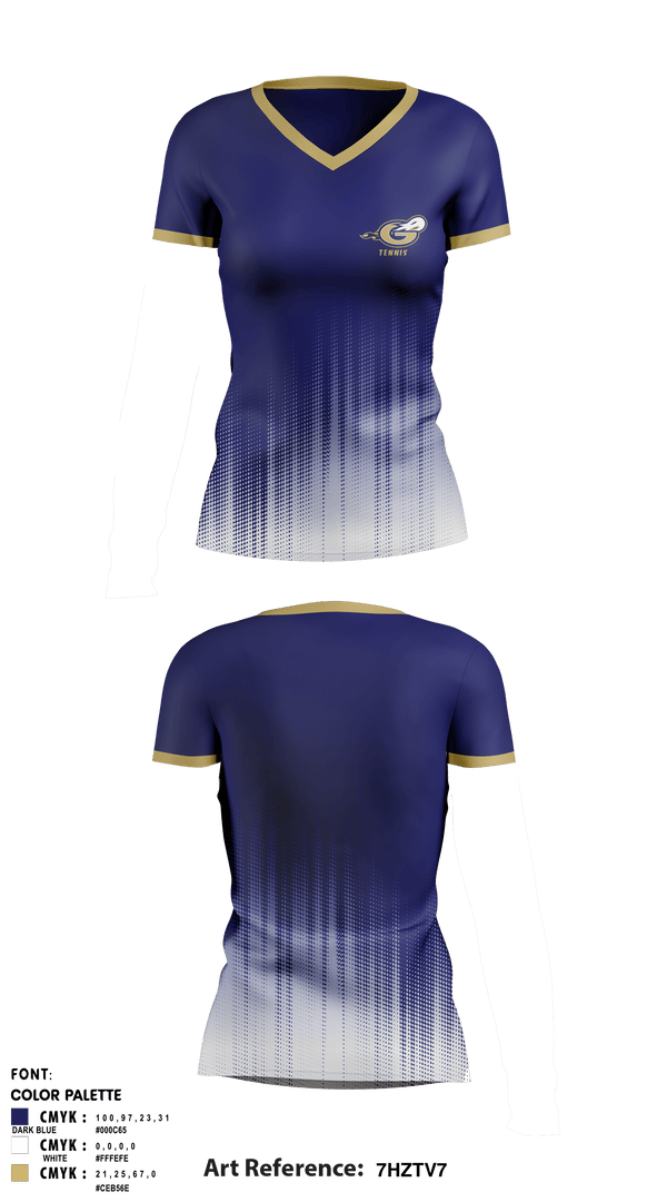 Women's Short Sleeve Vneck Shirt, Granby High School Tennis, Tennis, Teamtime, Team time, sublimation, custom sports apparel, team uniforms, spirit wear, spiritwear, sports uniforms, custom shirts, team store, custom team store, fundraiser sports, apparel fundraiser