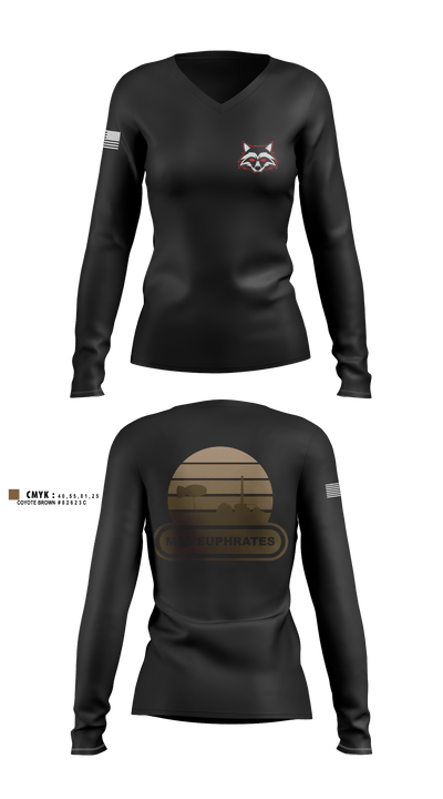 B-114 82096660 Women's Long Sleeve V-neck Shirt - 2