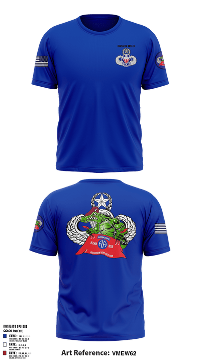 82nd BSB 82nd ABN DIV 96465842 Short Sleeve Performance Shirt - 8