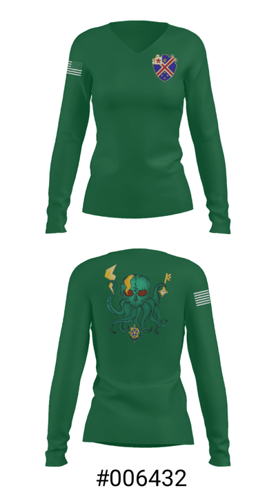 Krakens 72213128 Women's Long Sleeve V-neck Shirt - 37