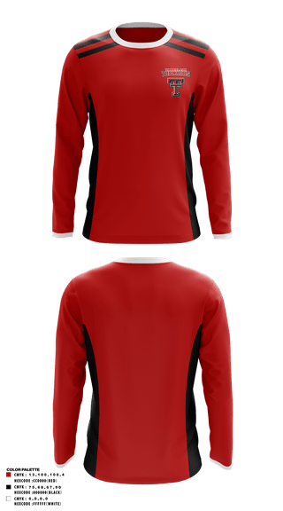 Long Sleeve Performance Shirt, Timberlane Tornados, Football, Teamtime, Team time, sublimation, custom sports apparel, team uniforms, spirit wear, spiritwear, sports uniforms, custom shirts, team store, custom team store, fundraiser sports, apparel fundraiser