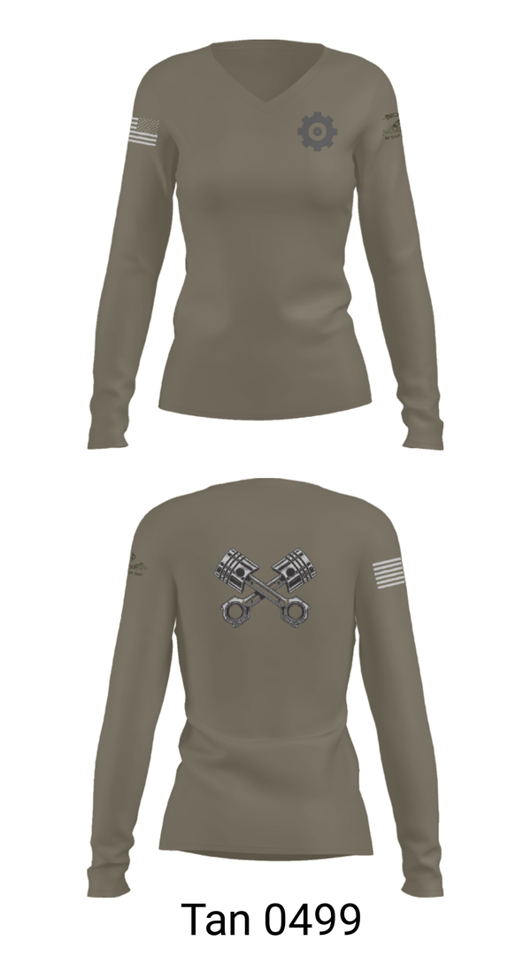 Women's Long Sleeve Vneck Shirt, , Navy, Teamtime, Team time, sublimation, custom sports apparel, team uniforms, spirit wear, spiritwear, sports uniforms, custom shirts, team store, custom team store, fundraiser sports, apparel fundraiser
