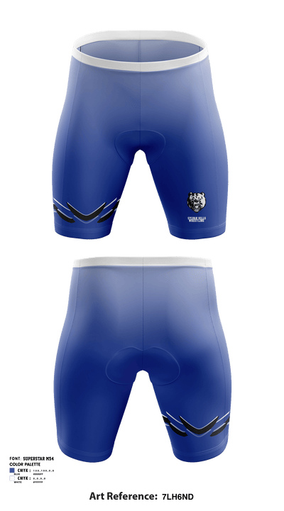 Sylvan Hills High School Wrestling 34797406 Men's Compression Shorts - 3