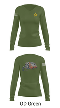 Cavalier Battalion 59114160 Women's Long Sleeve V-neck Shirt - 40