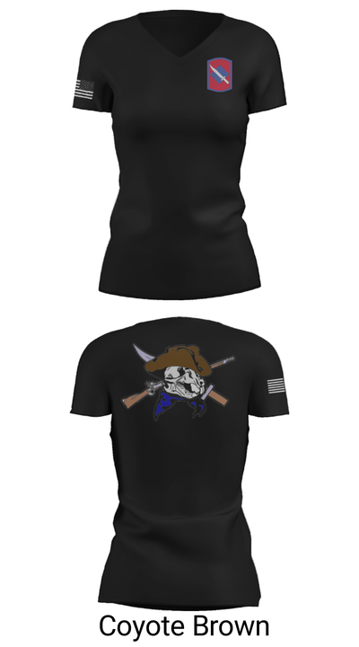 2-153 Infantry Battalion, Intel Section/S2 58885327 Women's Short Sleeve V-neck Shirt - 20
