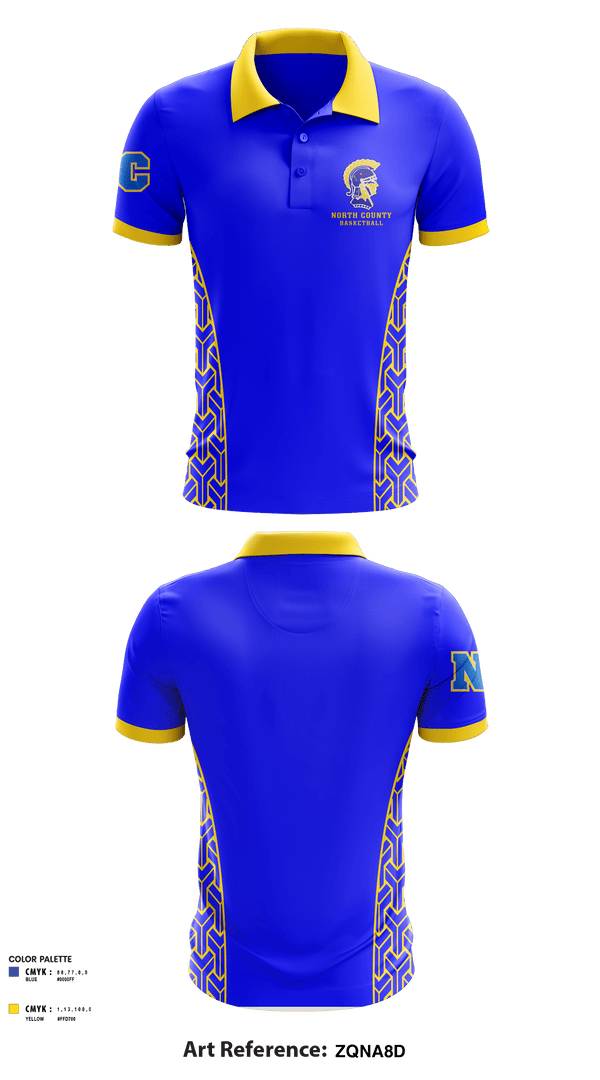 Short Sleeve Performance Polo, North County Middle School Basketball, Women's Basketball, Teamtime, Team time, sublimation, custom sports apparel, team uniforms, spirit wear, spiritwear, sports uniforms, custom shirts, team store, custom team store, fundraiser sports, apparel fundraiser