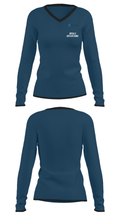 Royals Advertising 34261004 Women's Long Sleeve V-neck Shirt - 23