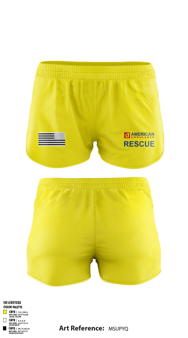 Ranger Panties, American Ambulance Rescue, , Teamtime, Team time, sublimation, custom sports apparel, team uniforms, spirit wear, spiritwear, sports uniforms, custom shirts, team store, custom team store, fundraiser sports, apparel fundraiser