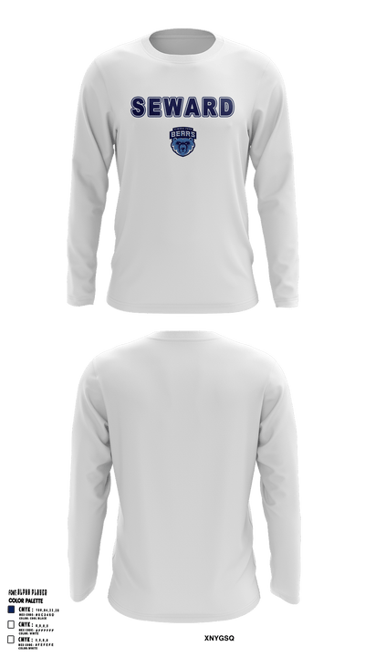 Seward Park Campus Basketball 60005060 Long Sleeve Performance Shirt - 41