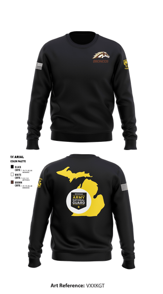 Crew Neck Sweatshirt, , National Guard, Teamtime, Team time, sublimation, custom sports apparel, team uniforms, spirit wear, spiritwear, sports uniforms, custom shirts, team store, custom team store, fundraiser sports, apparel fundraiser