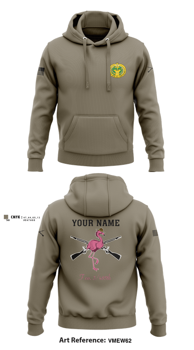 Flamingo Co F 3/485 IN 12682083 Hoodie - 2