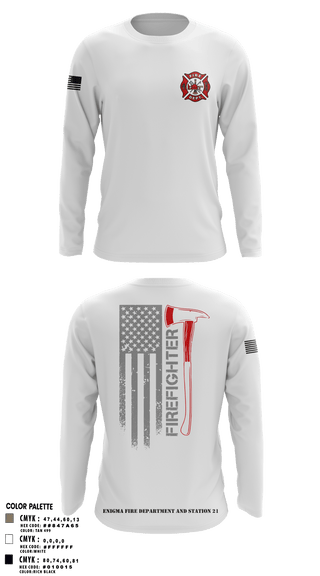 Long Sleeve Performance Shirt, enigma, station 21, Fire Department, Teamtime, Team time, sublimation, custom sports apparel, team uniforms, spirit wear, spiritwear, sports uniforms, custom shirts, team store, custom team store, fundraiser sports, apparel fundraiser
