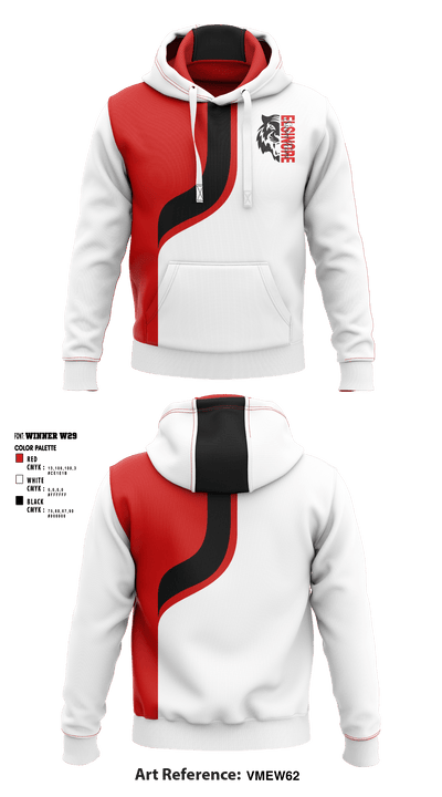 Elsinore High School Swimming 14870064 Hoodie - 1