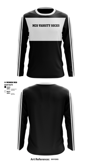 Long Sleeve Performance Shirt, McG Varsity, School Spirit Store, Teamtime, Team time, sublimation, custom sports apparel, team uniforms, spirit wear, spiritwear, sports uniforms, custom shirts, team store, custom team store, fundraiser sports, apparel fundraiser