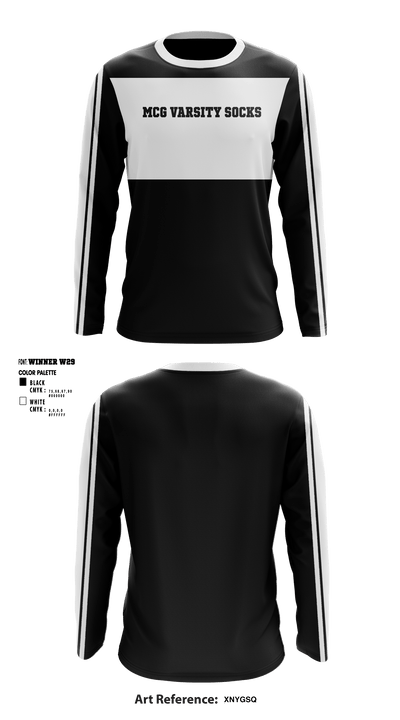 McG Varsity 18193229 Long Sleeve Performance Shirt - 1